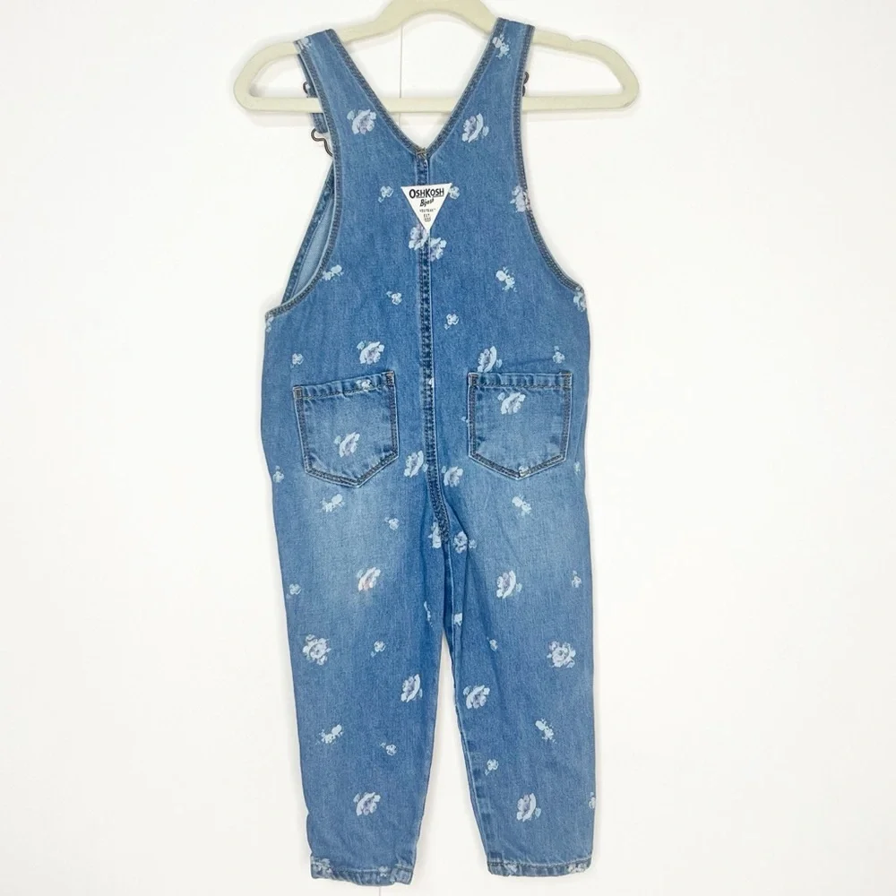 Oshkosh‎ Floral Denim Overalls